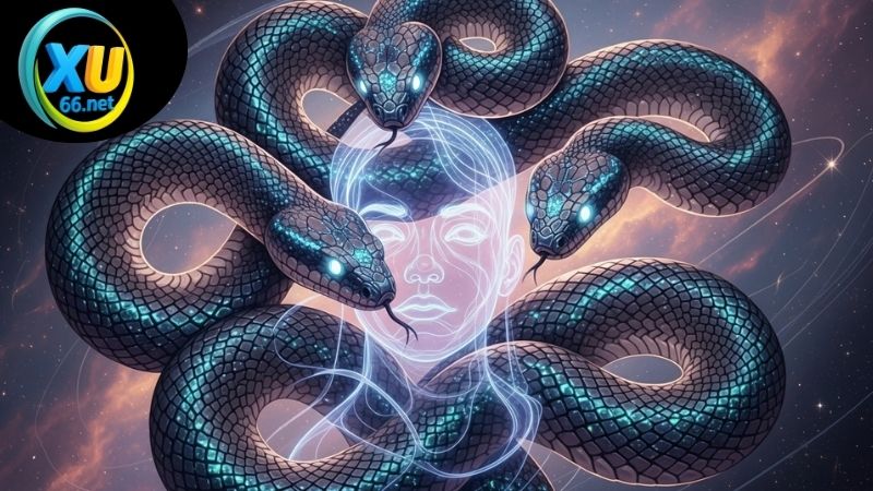 giải mã giấc mơ thấy 3 con rắn